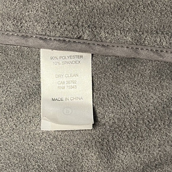 Artisan NY Vest Faux Suede Womens small Gray Open Front Draped Flyaway Soft - Picture 7 of 9